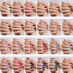 Beetles press on nails kit 24 color options for versatile DIY manicures