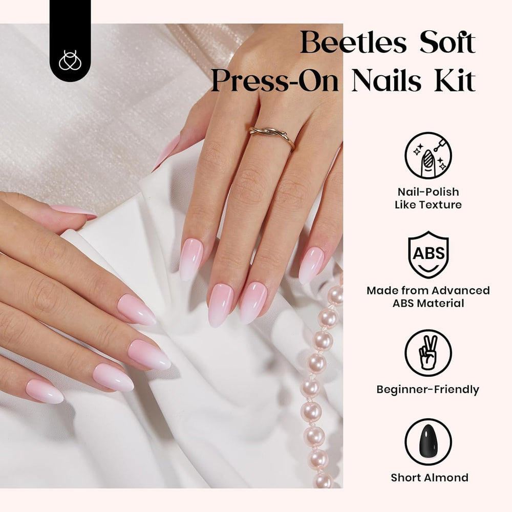 Beetles press on nails kit glossy and matte finishes for varied looks