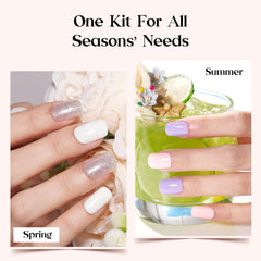 Beetles Press On Nails Glitter collection for festive looks