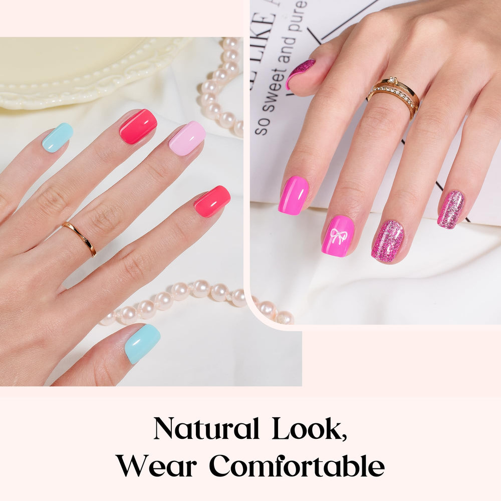 Beetles Prism Pop nail file demonstrates easy shaping and finishing touch.