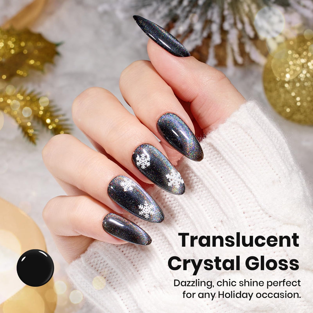 Beetles prismatic cat eye nails finish with long-lasting shine.