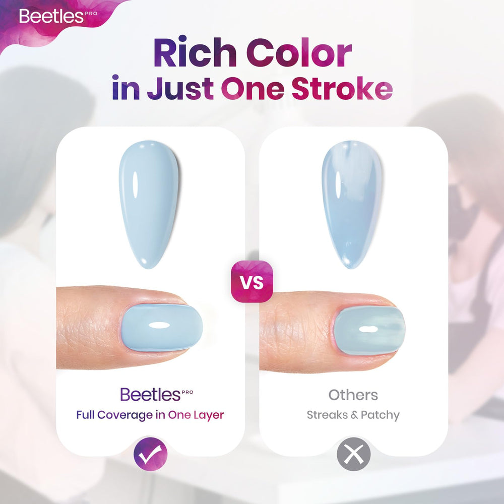 Beetles Pro Puppy Mood curing under UV lamp for salon-quality finish