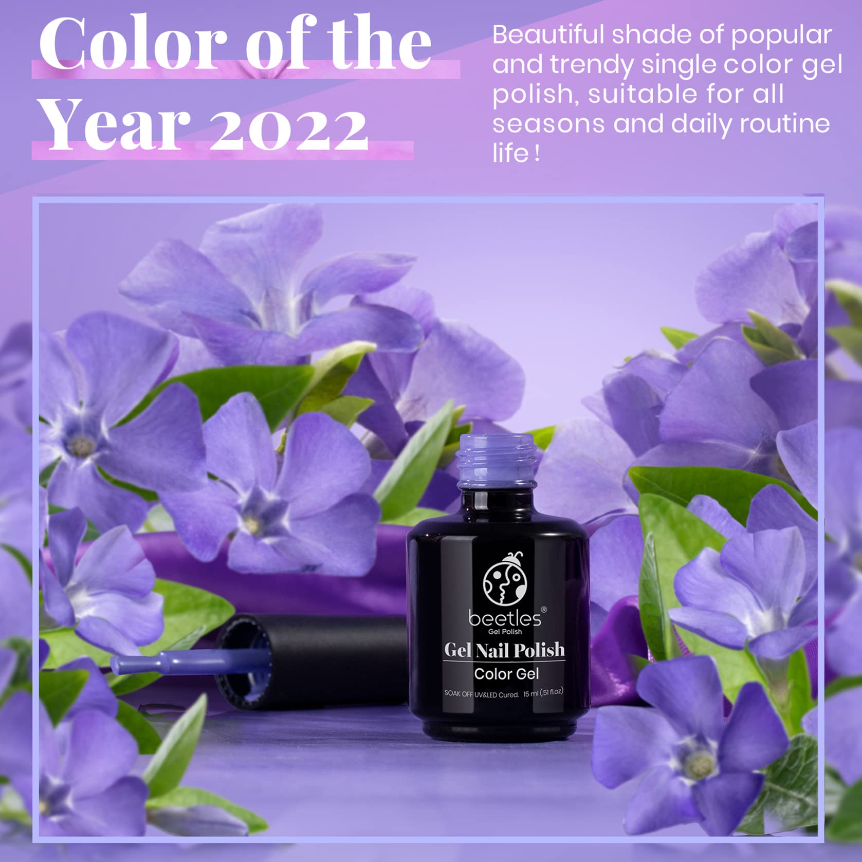 Beetles Purple Gel Polish gift packaging ideal for gifting on special occasions