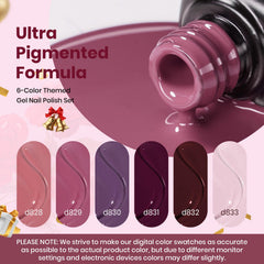Beetles Purple Gel Polish Set offers smooth, streak-free application.