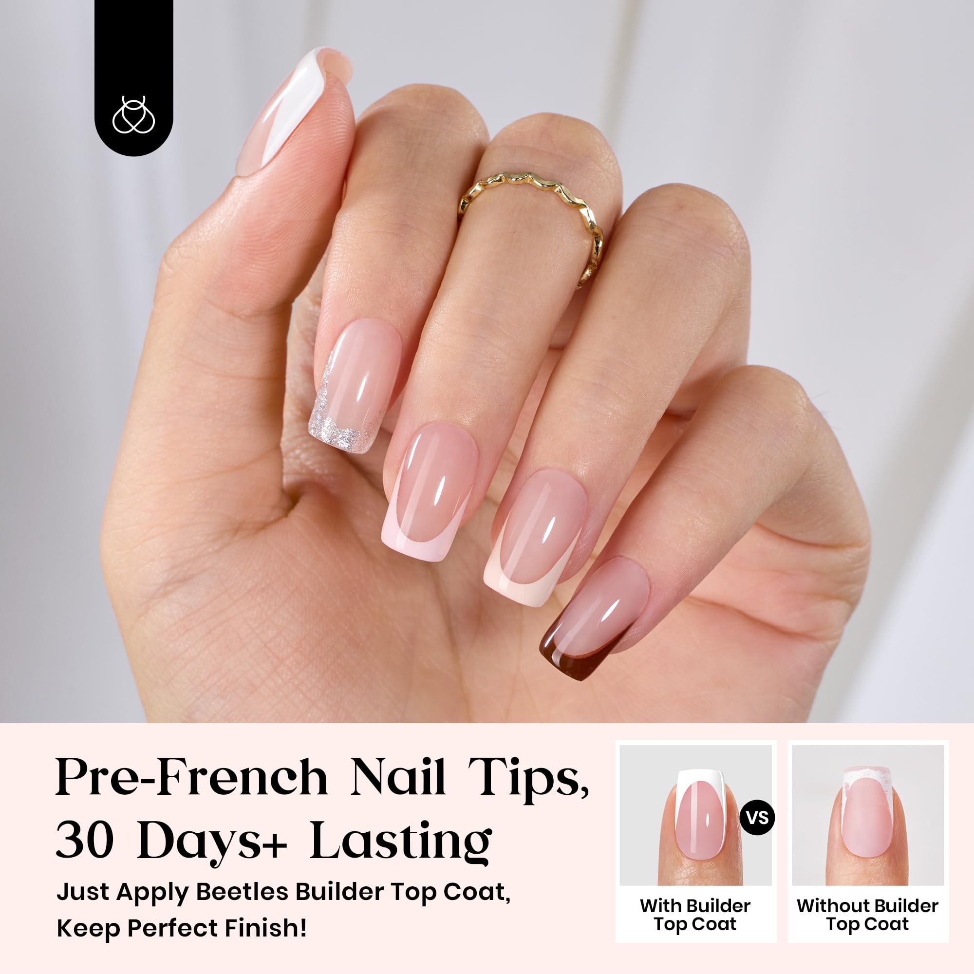 Beetles quick-dry glue provides strong adhesion for nails