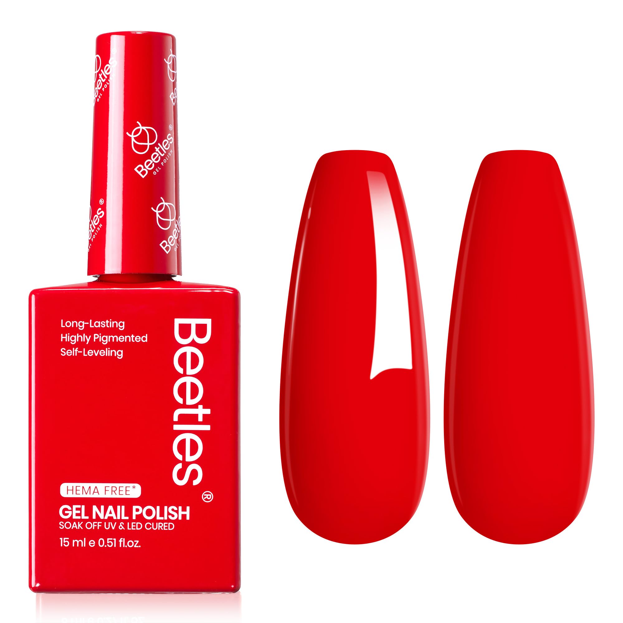 Beetles Crimsom Harmony polish for elegant at-home manicures.