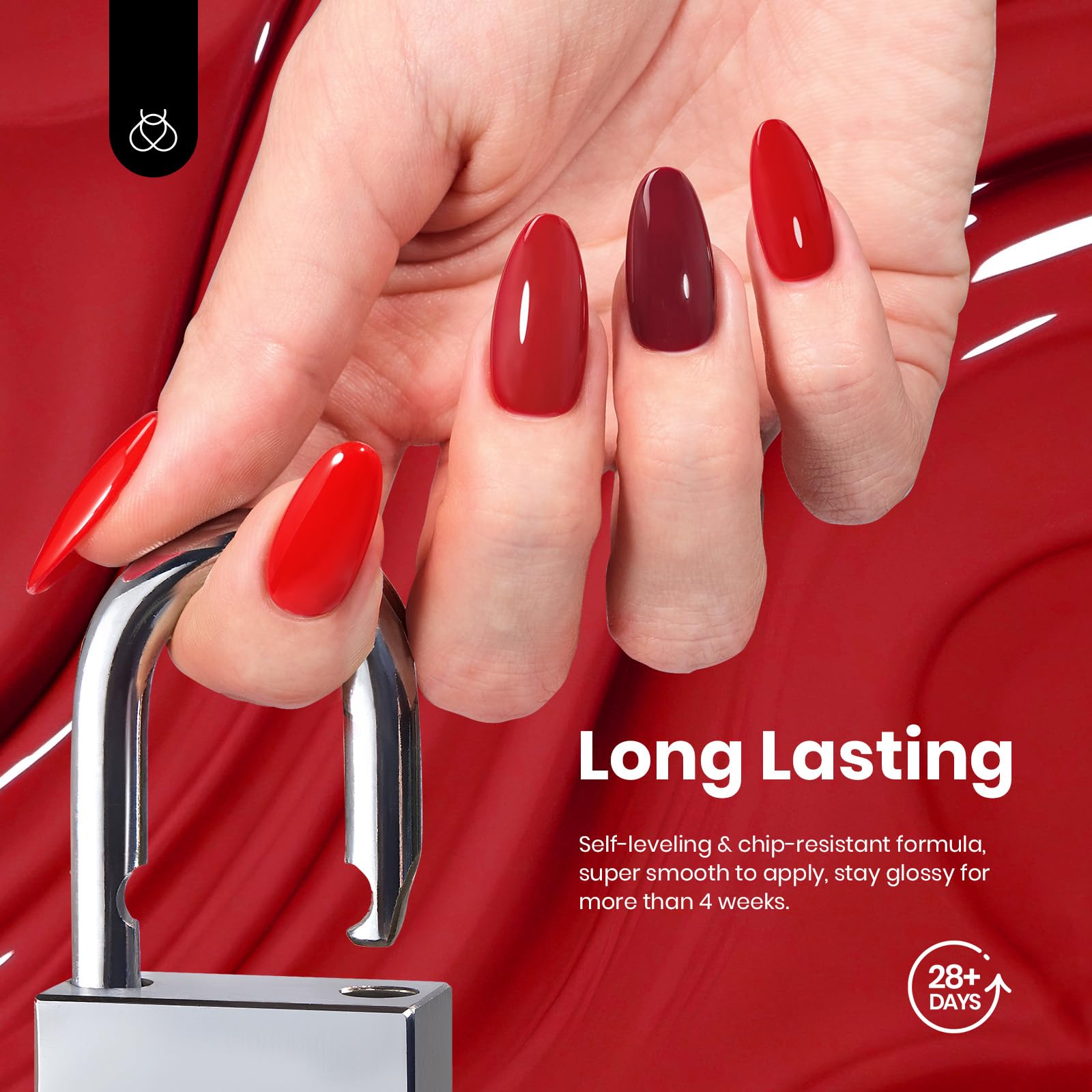 Beetles six-color gel kit for quick at-home nail art.