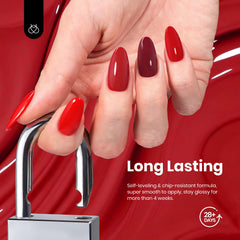 Beetles six-color gel kit for quick at-home nail art.