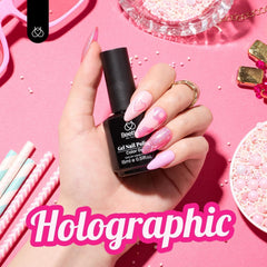 Beetles Reflective Rose Gold Pink Glitter adds chic shine daily.