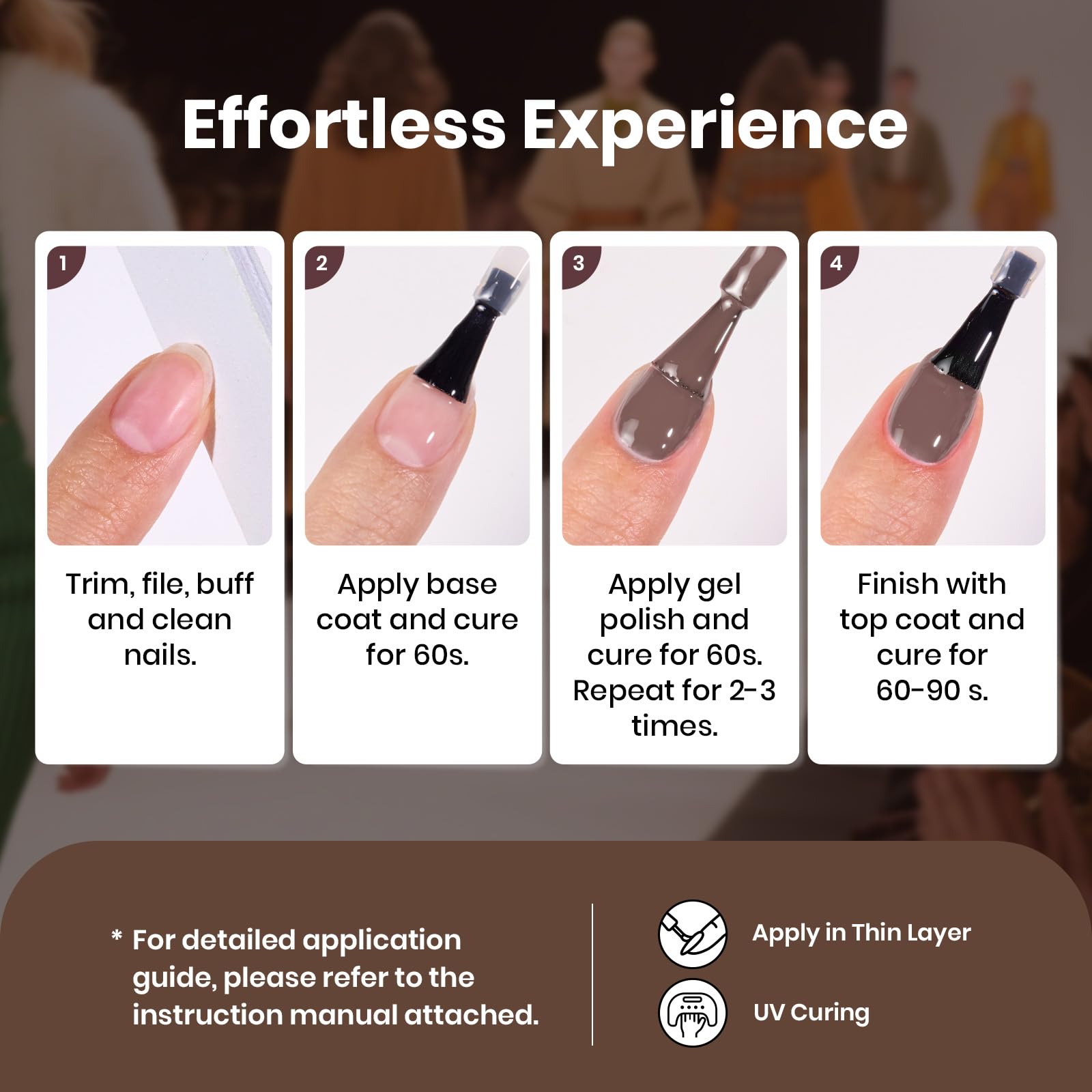 Beetles Retro Gel Nail Polish Set durable finish on nails