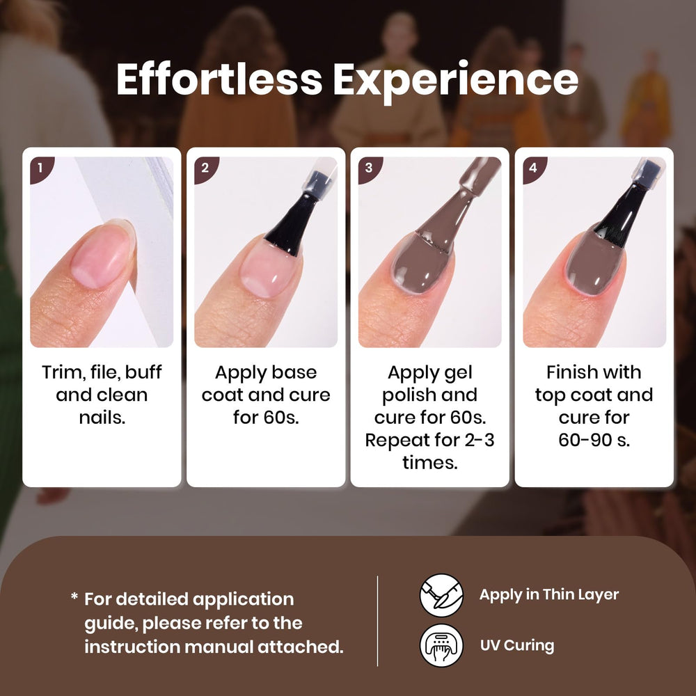 Beetles Retro Gel Nail Polish Set durable finish on nails