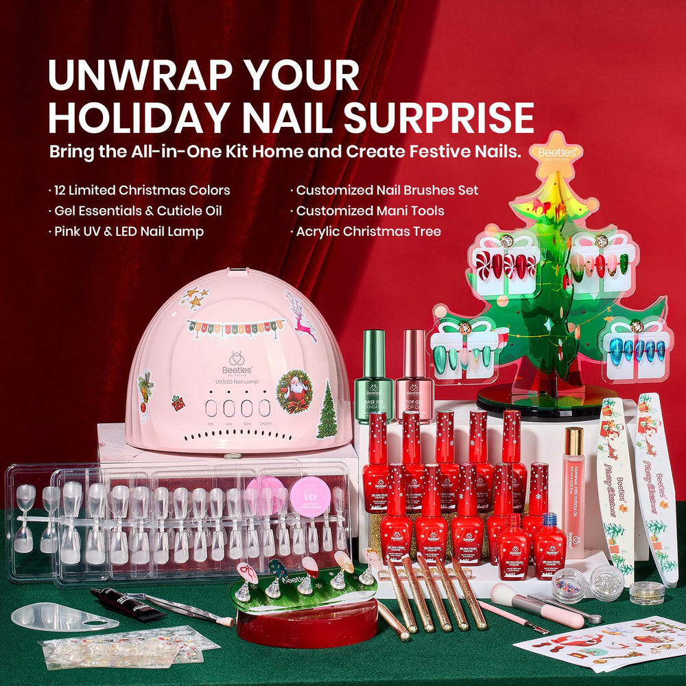 Beetles rhinestone glue and cuticle oil for nail prep.