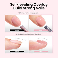 Beetles Rubber Base Builder light pink ideal for overlays and subtle color