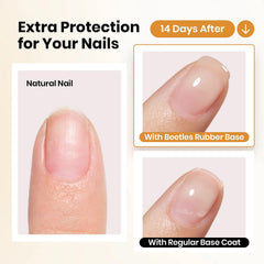 Beetles Rubber Base Builder nail sculpting close-up highlights smooth finish
