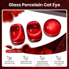 Beetles Ruby Red Cat Eye magnet creates customizable effects at home.
