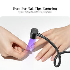 Beetles UV lamp eye-safe design reduces direct glare.