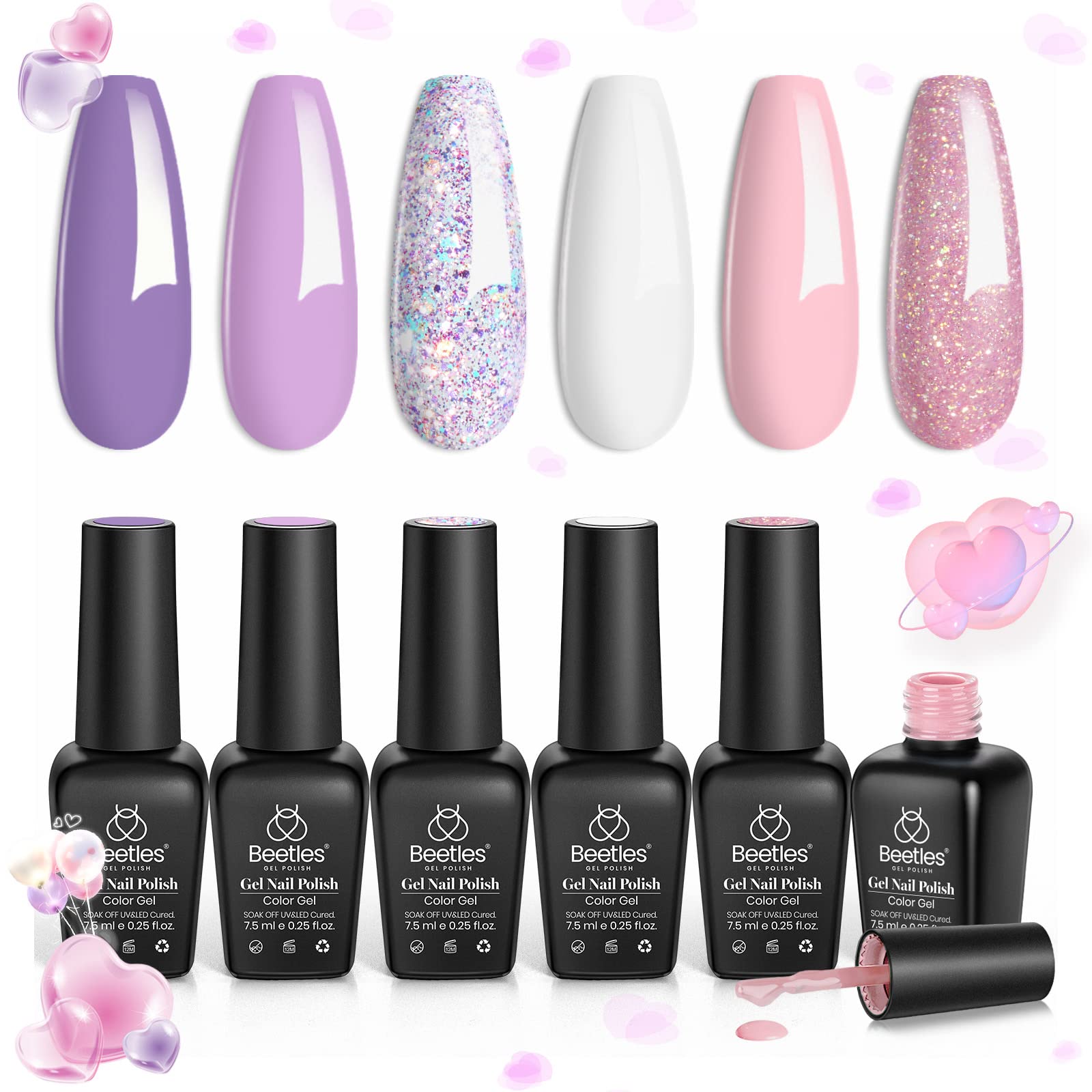 Beetles salon-diy ready gel polish for professionals and home use.