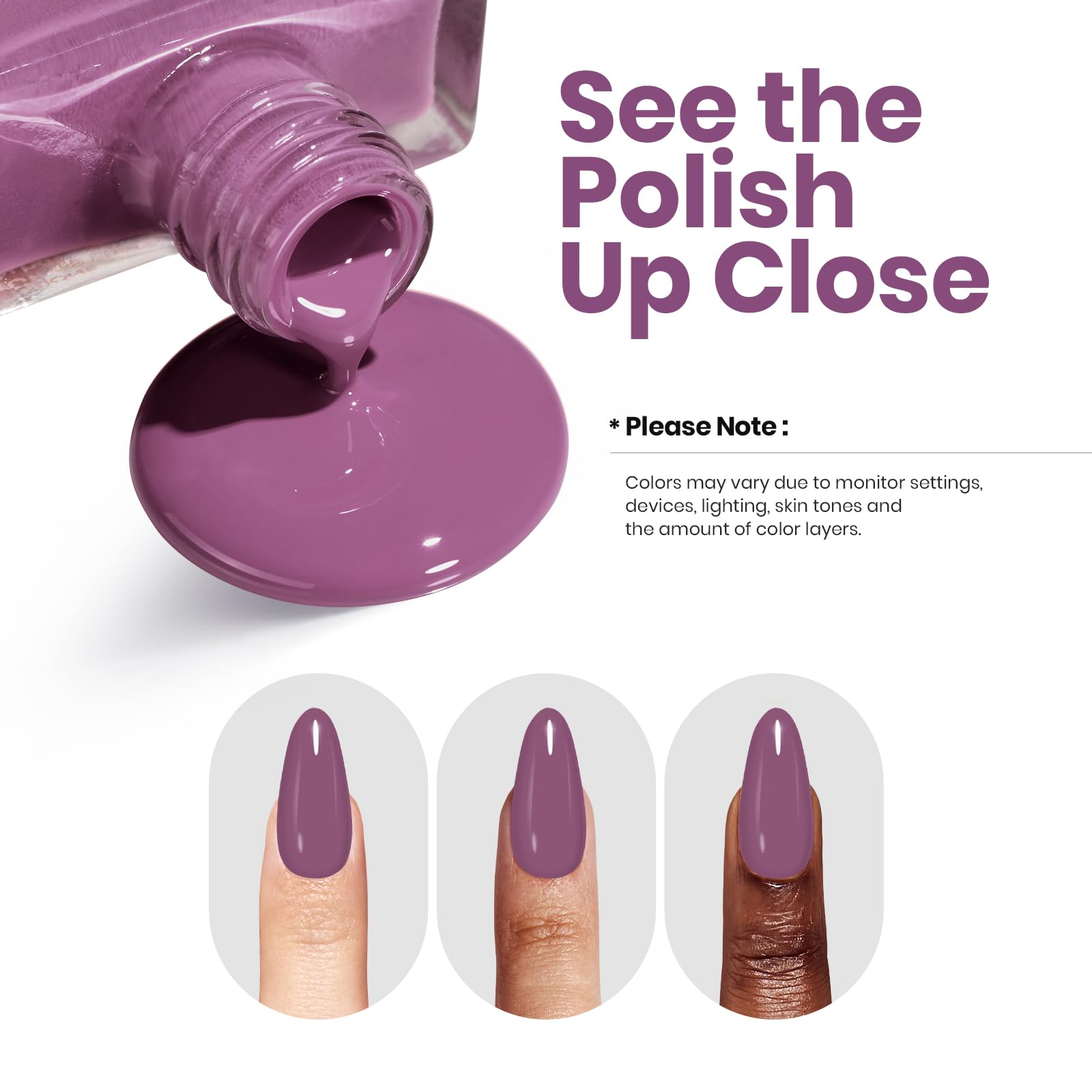 Beetles salon-finish look at home with durable wear.