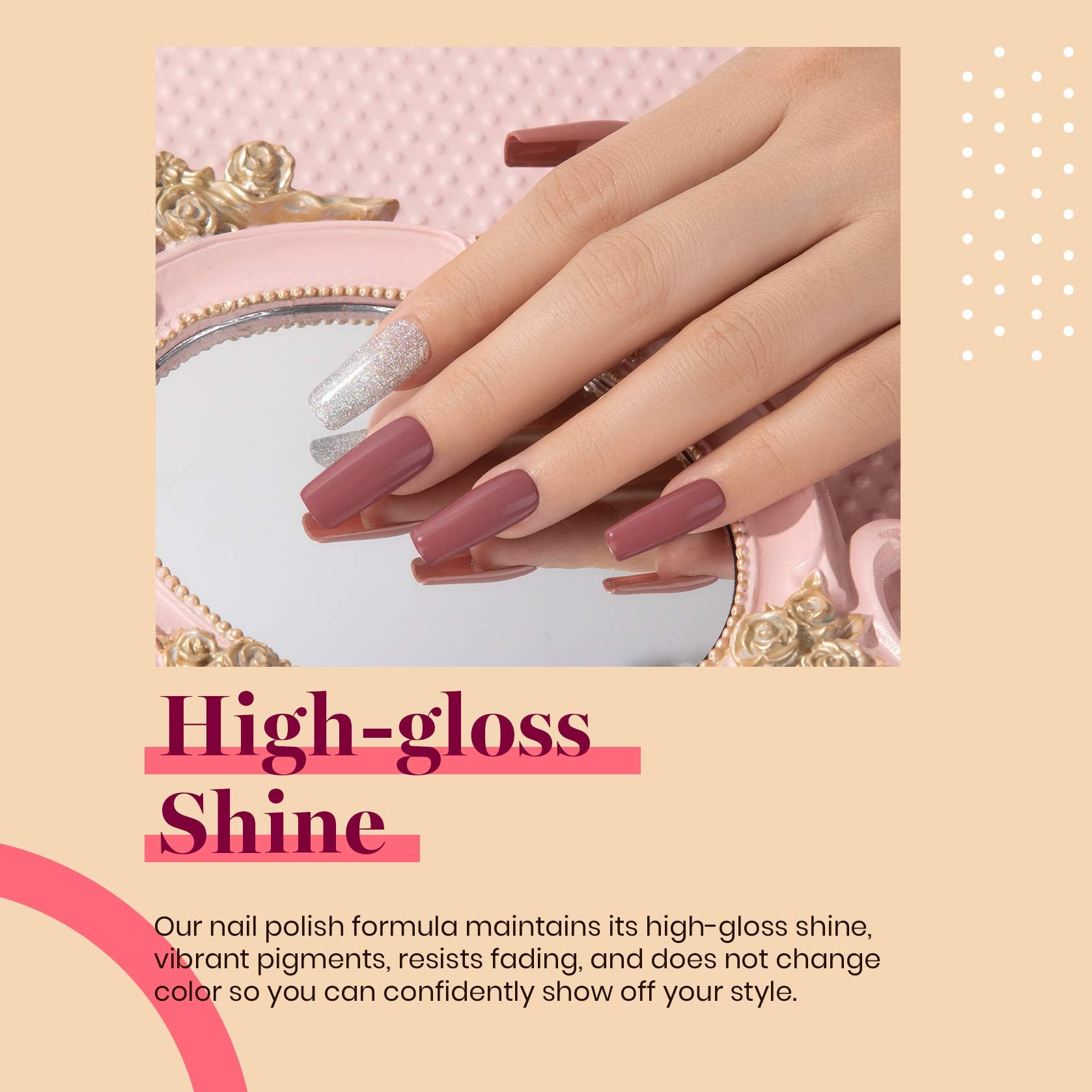 Beetles at-home manicure delivers salon-quality shine and easy removal.