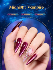 Beetles Scorpio gel polish in purple for mystic shimmer
