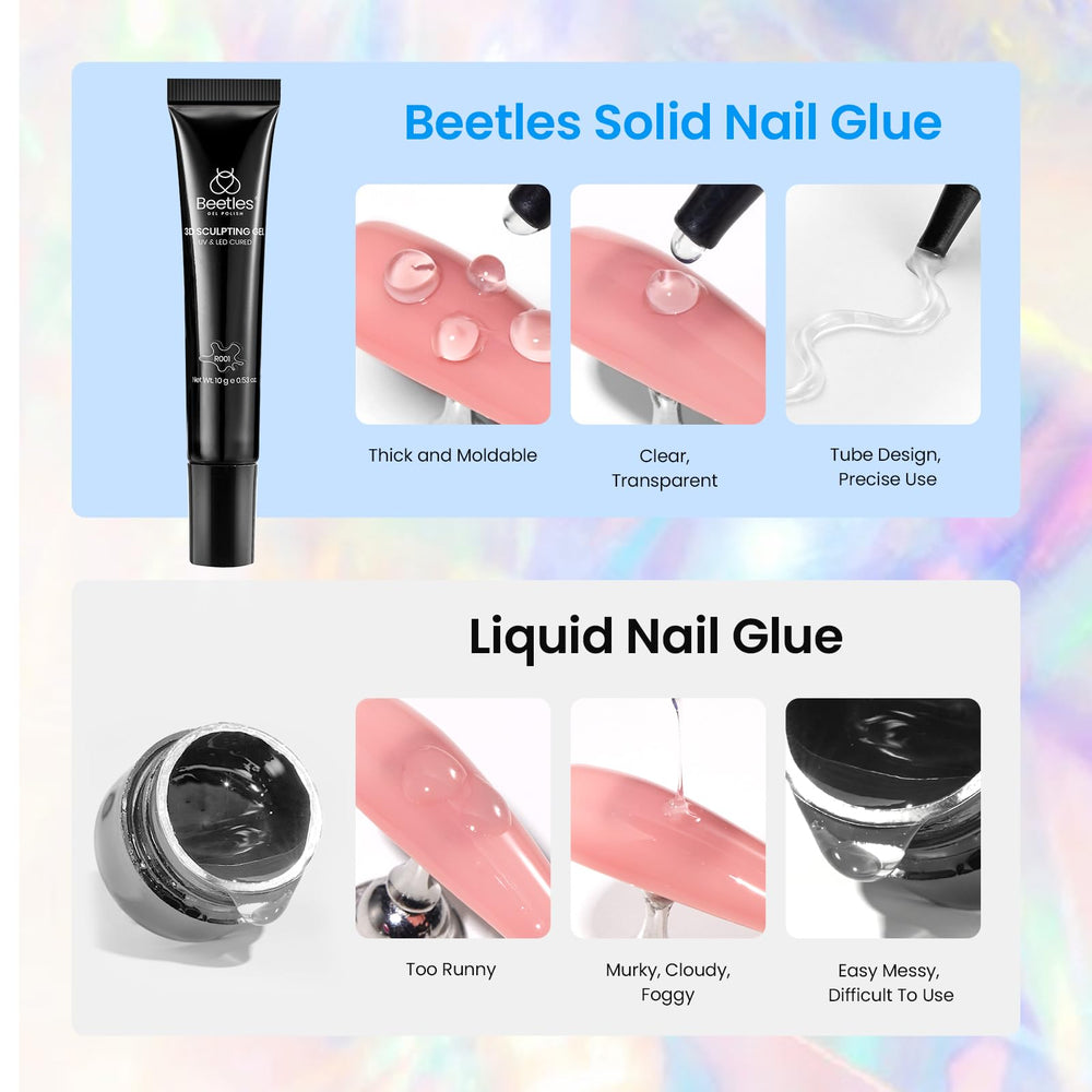 Beetles Sculpting Gel 3D – rhinestone compatibility for decorative charms