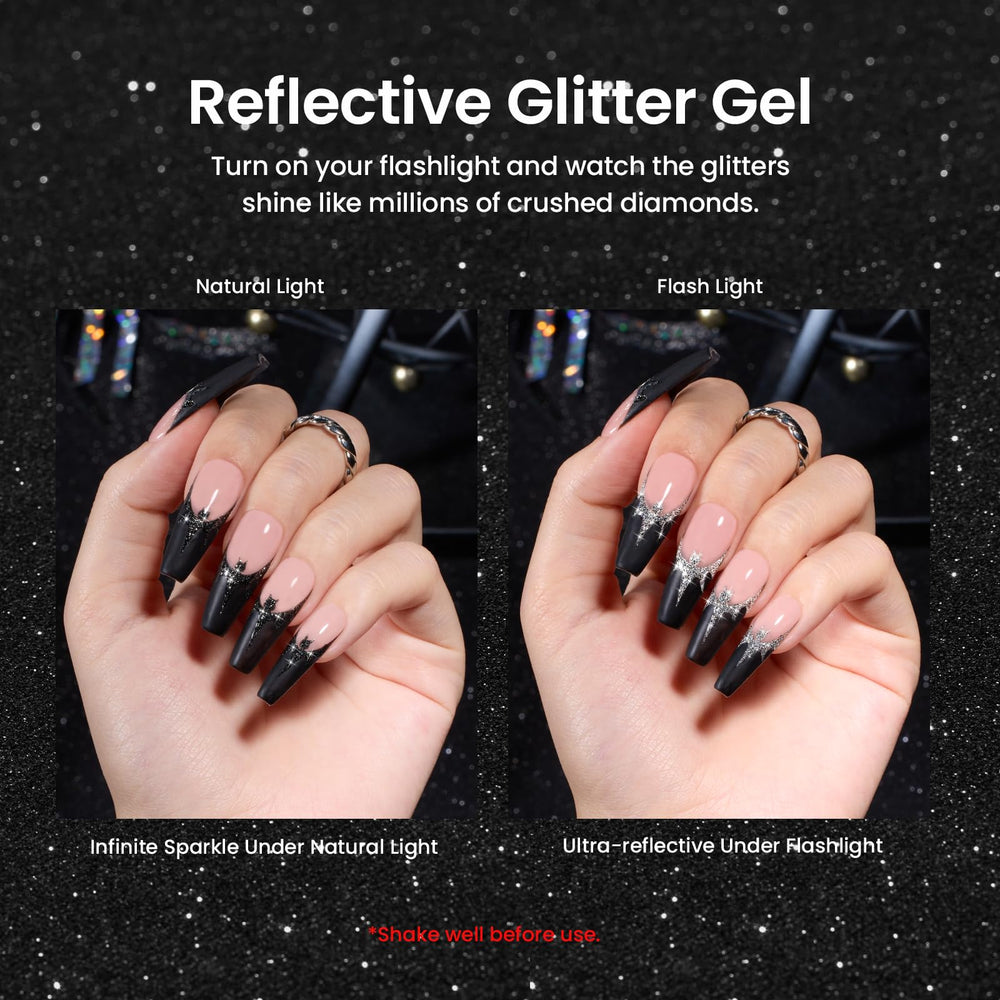 Beetles Silver French line inspiration for chic nail designs