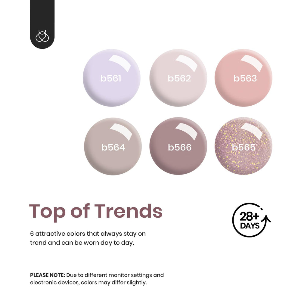 Beetles six nude gel polishes for versatile everyday looks.