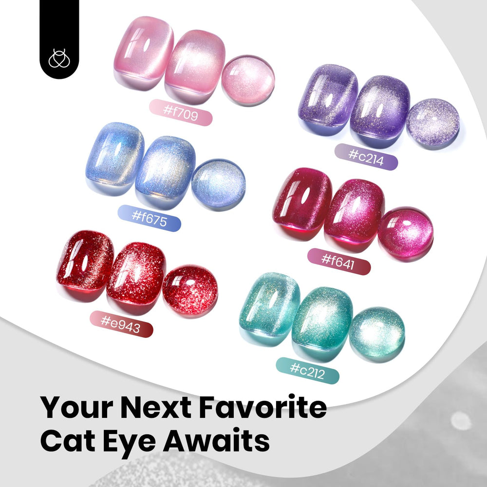Beetles cat-eye polish skin-test reminder before use