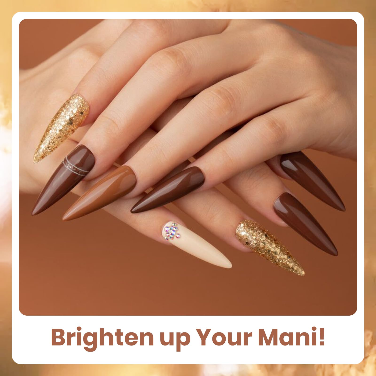 Beetles Soft mocha gel polish for subtle, natural nails