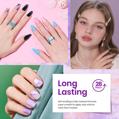 Beetles matte top coat creates chic, velvety textures