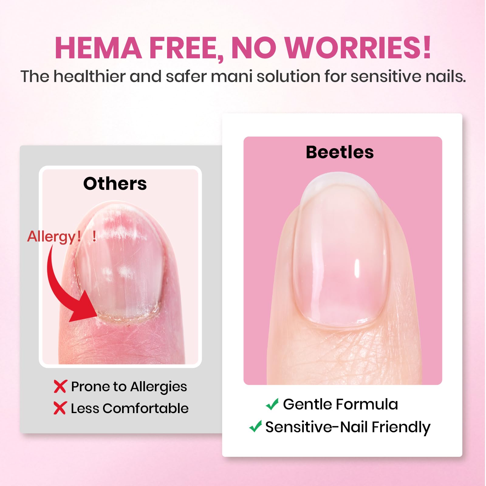 Beetles strong hold up to 28 days for worry-free wear.