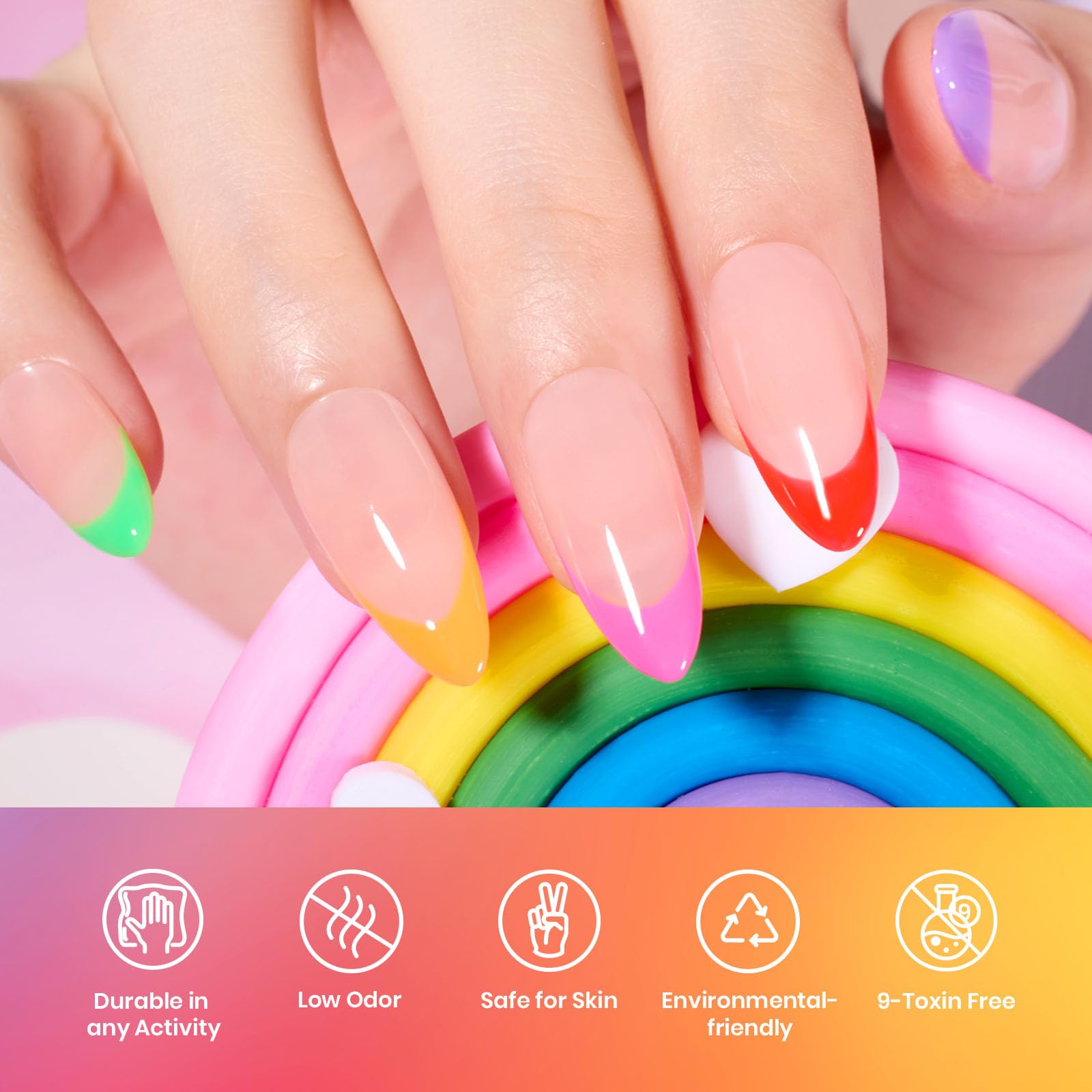 Beetles Glossy Top Coat for a high-shine, glassy look.