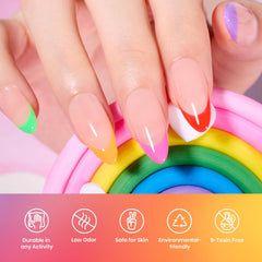 Beetles Glossy Top Coat for a high-shine, glassy look.