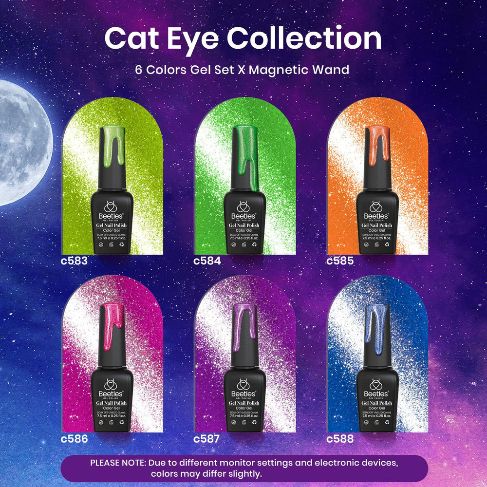 Beetles Neon Summer Colors bottles showcase vibrant hues for eye-catching manicure.