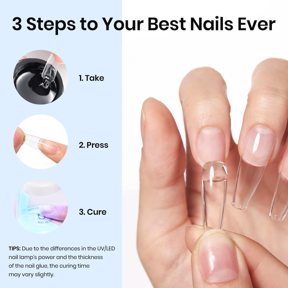 Beetles nail gel with thick, non-runny texture minimizes overflow during placement.