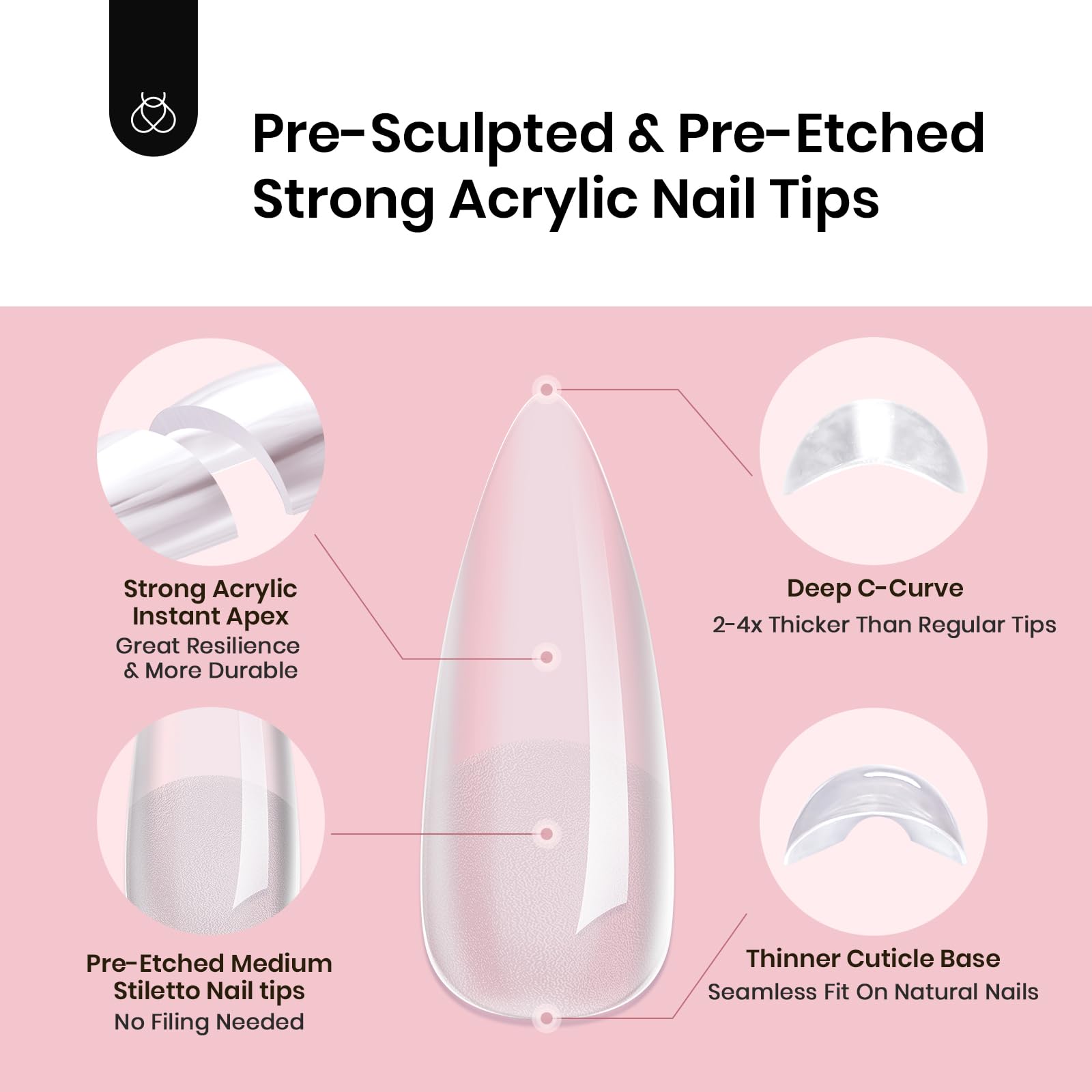 Beetles Tipex 16 sizes for flat nails ensure precise fit and faster prep.