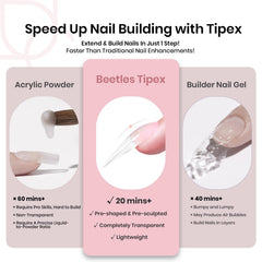 Beetles Tipex 16 sizes ensure natural fit with minimal gaps.