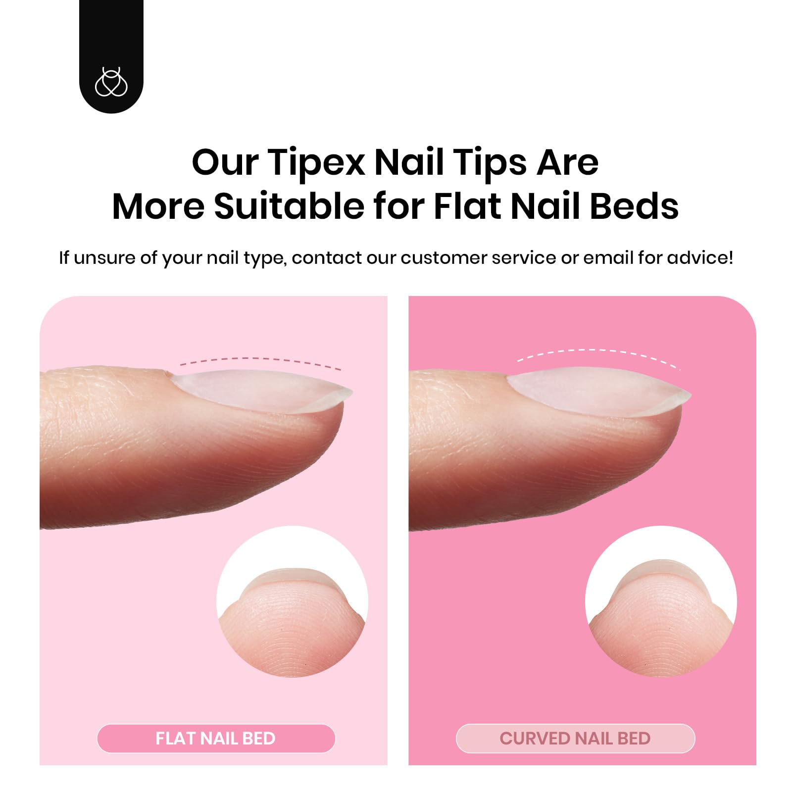 Beetles Tipex tips kit texture aids adhesion and application.