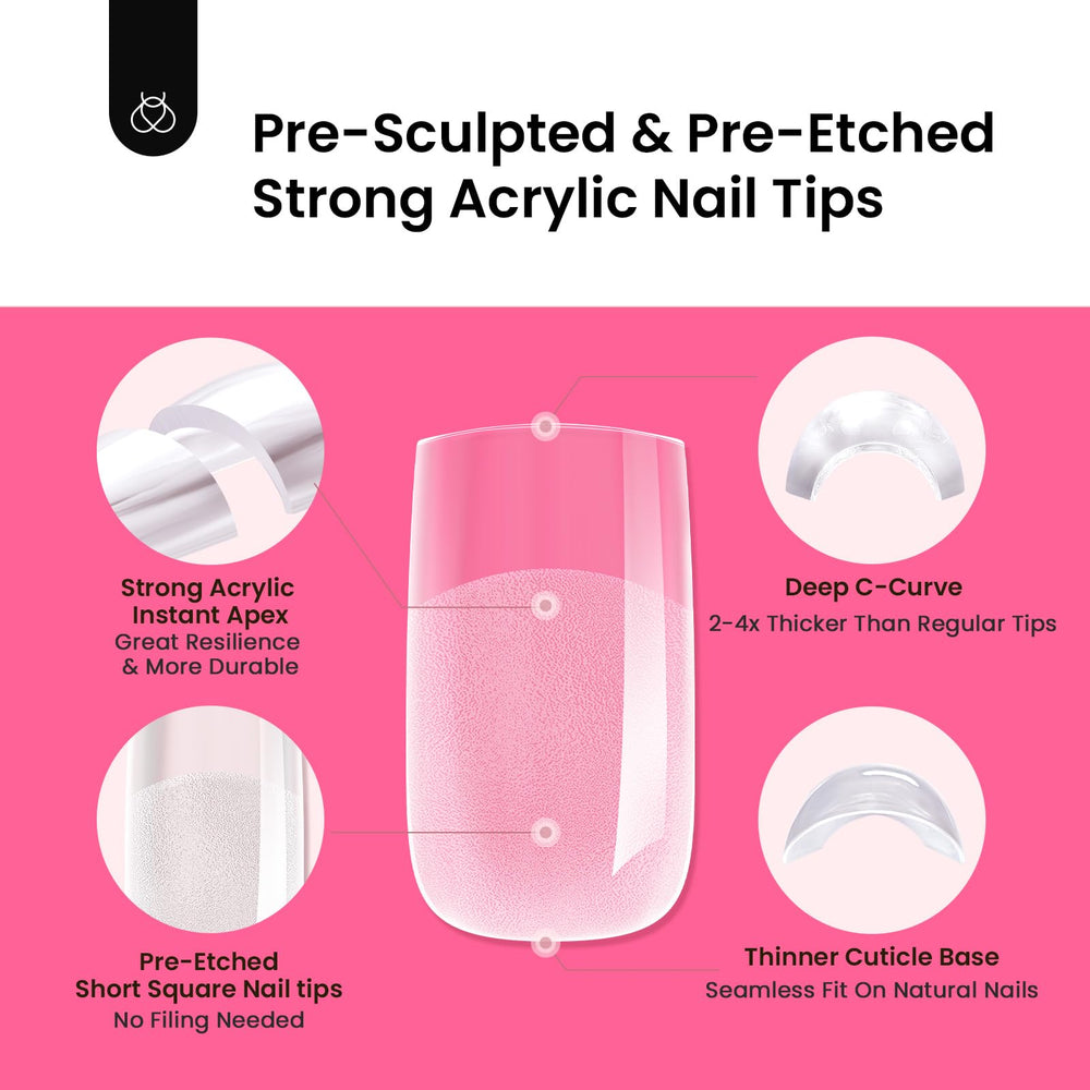 Beetles Tipex half-matte textured tips improve adhesion.