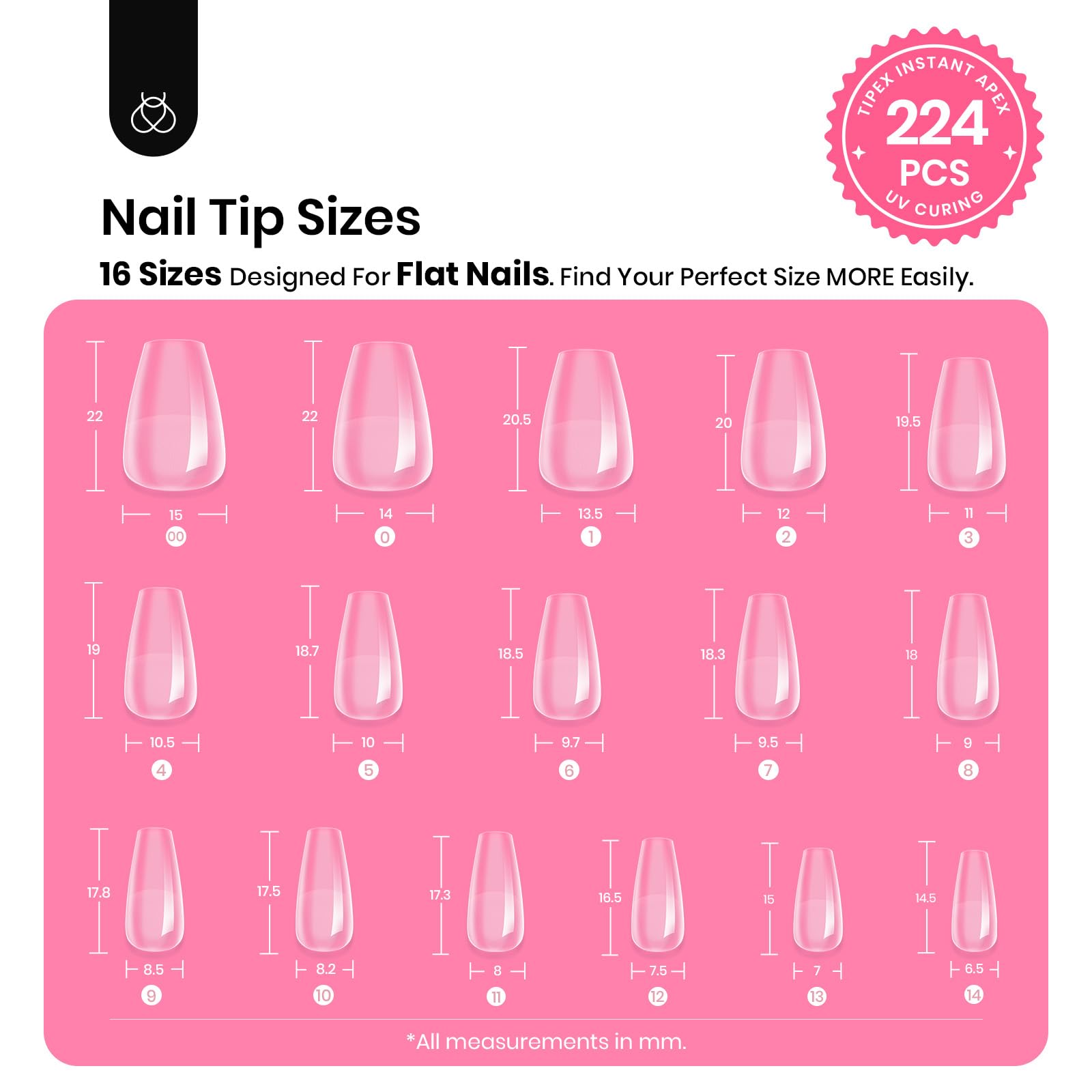 Beetles Tipex half-matte tip texture enhances grip and wear.