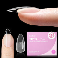 Beetles Tipex Lite apex nail tips almond medium packaging for quick DIY setup