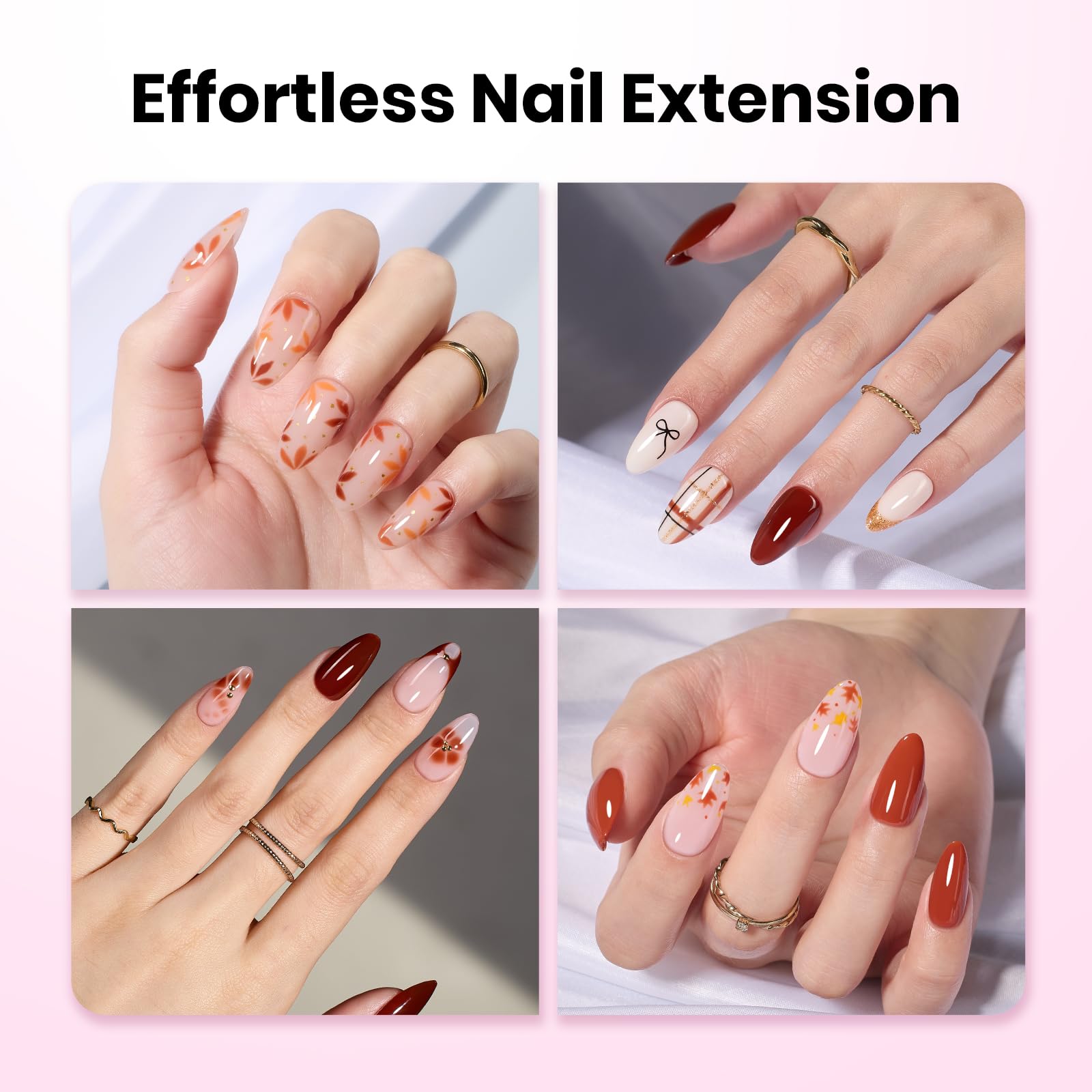 Beetles Tipex Lite tips demonstrating salon-strength wear at home