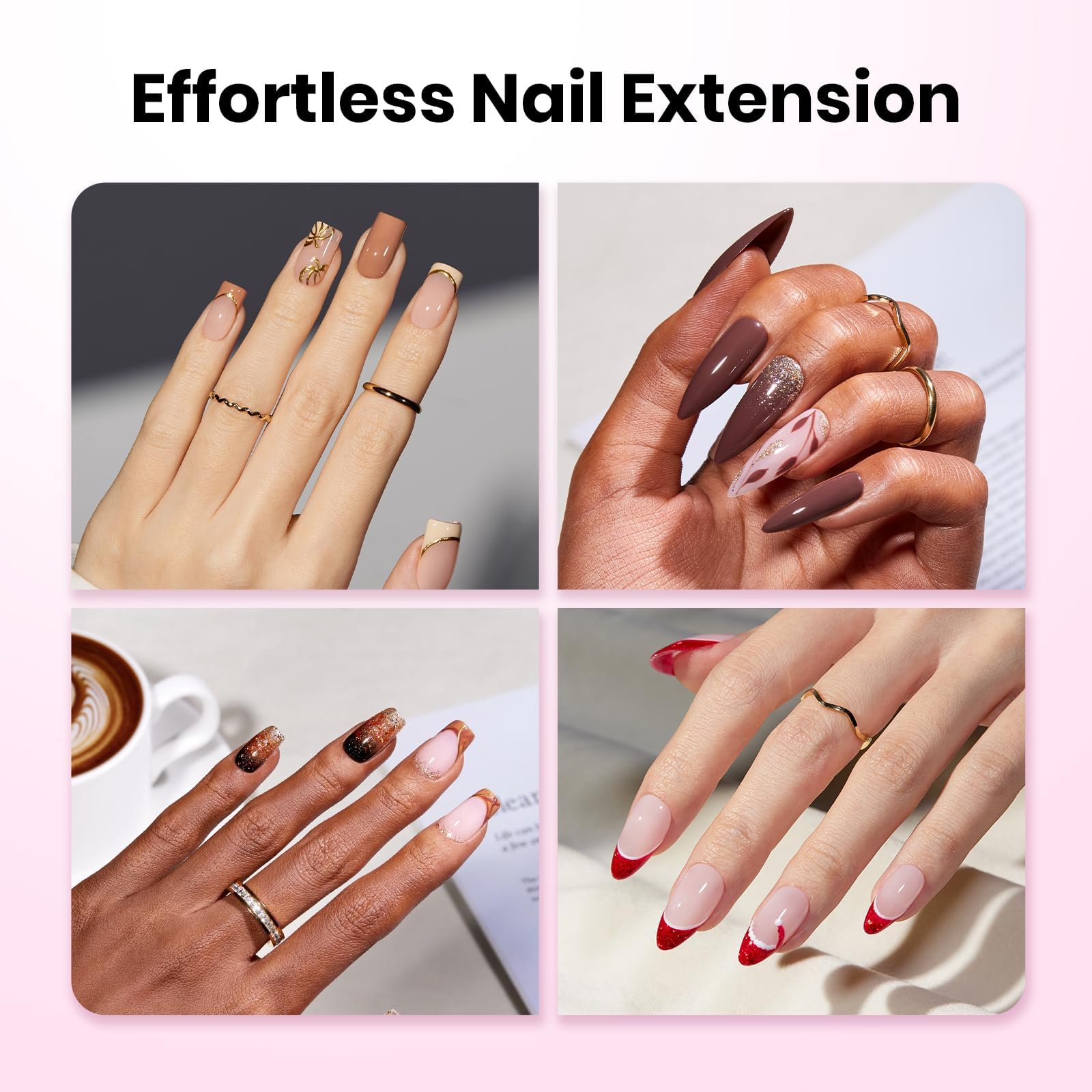 Beetles Tipex Lite apex nail tips demonstrate lasting wear
