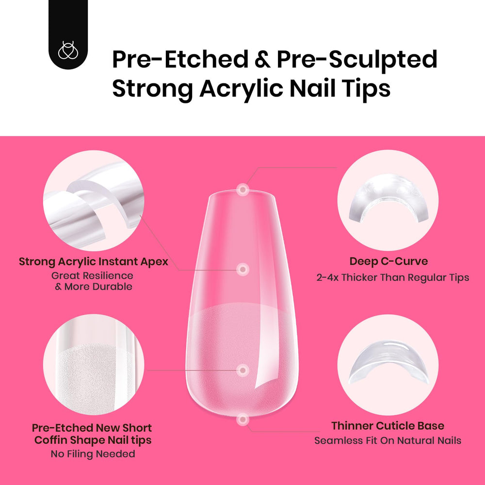Beetles Tipex nail file included for shaping and prep.