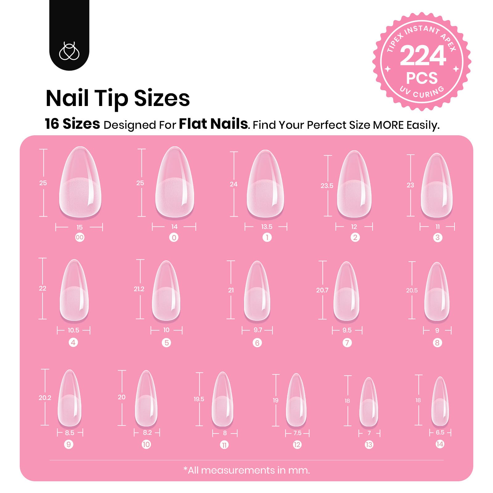Beetles Tipex nail file for shaping and finishing edges.
