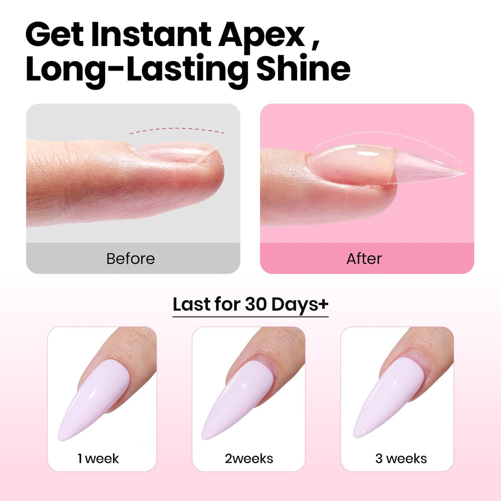 Beetles Tipex nail glue precision squeeze for clean adhesion.