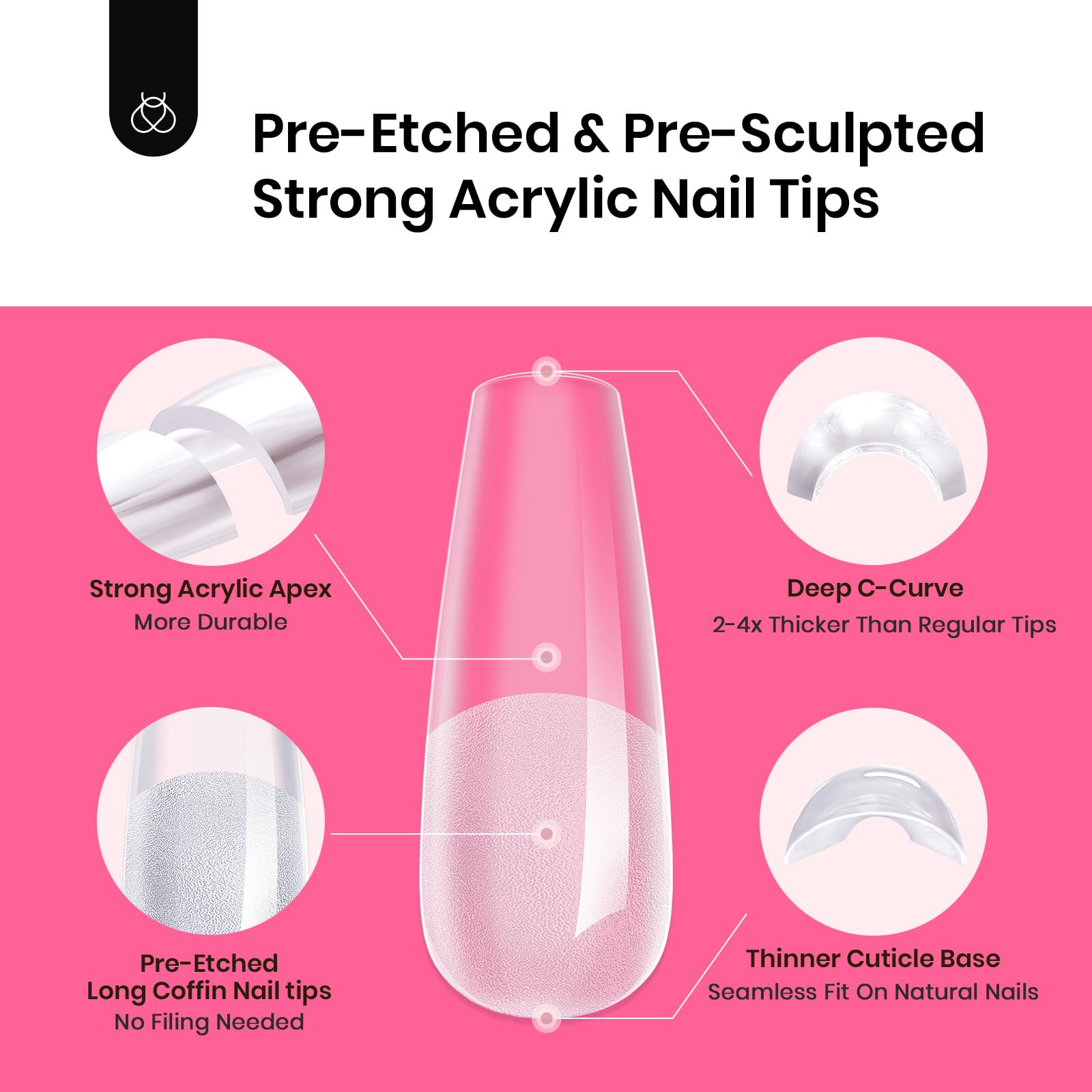 Beetles Tipex pre-etched builder tips speed up at-home extensions