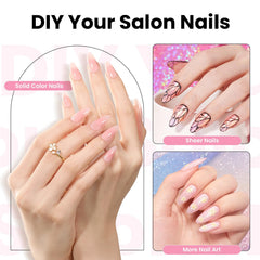 Beetles Tipex Pre-Etched Nail Tips 16 sizes for precise fit and shaping