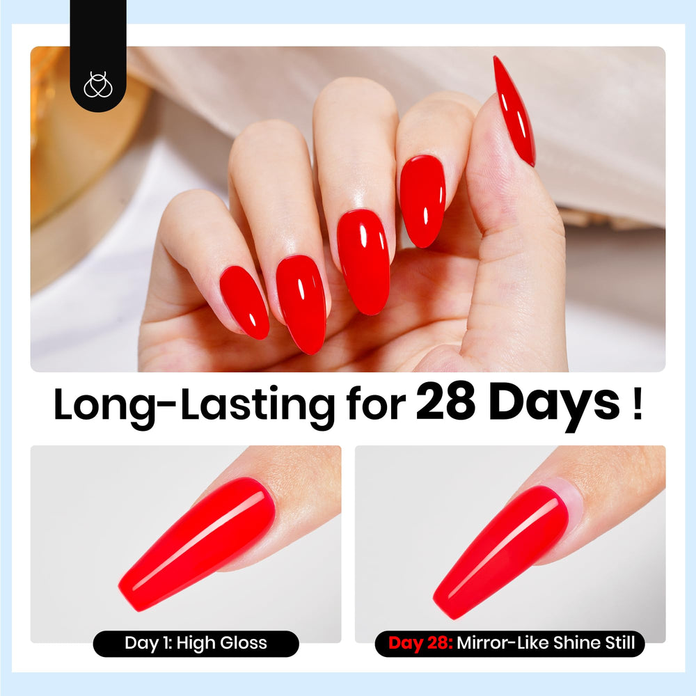 Beetles Top Coat delivers salon-worthy finish with durable gloss.