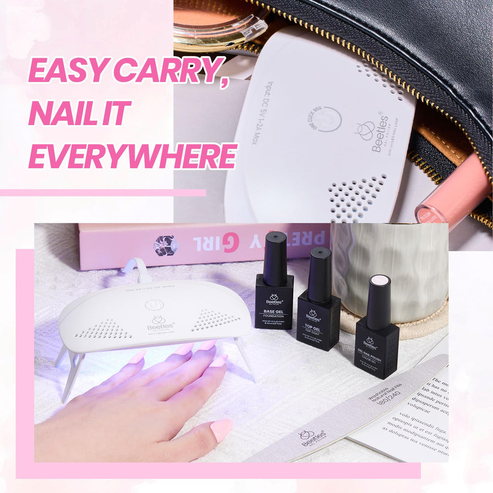 Beetles toxin-free gel polish with low odor for comfortable use.